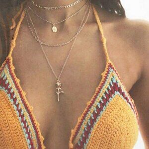 Last!Boho choker Multilayer necklace jewelry